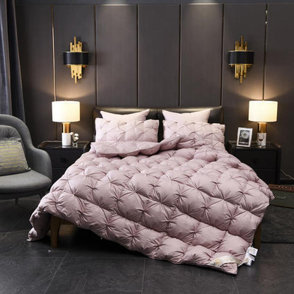 Tanya Pinch Quilted Goose Down Filling Comforter
