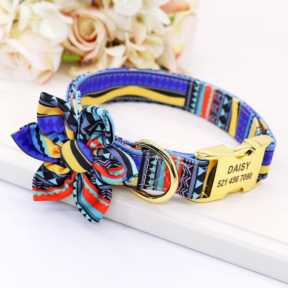 Personalized Artful Bow Collar