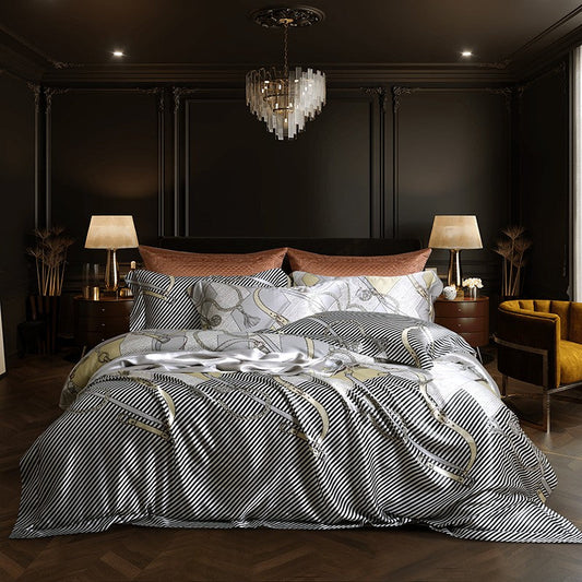 Glamique Luxury Pure Mulberry Silk Bedding Set