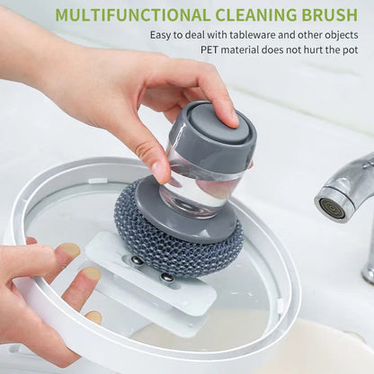 Multifunctional Cleaning Brush with Soap Dispenser