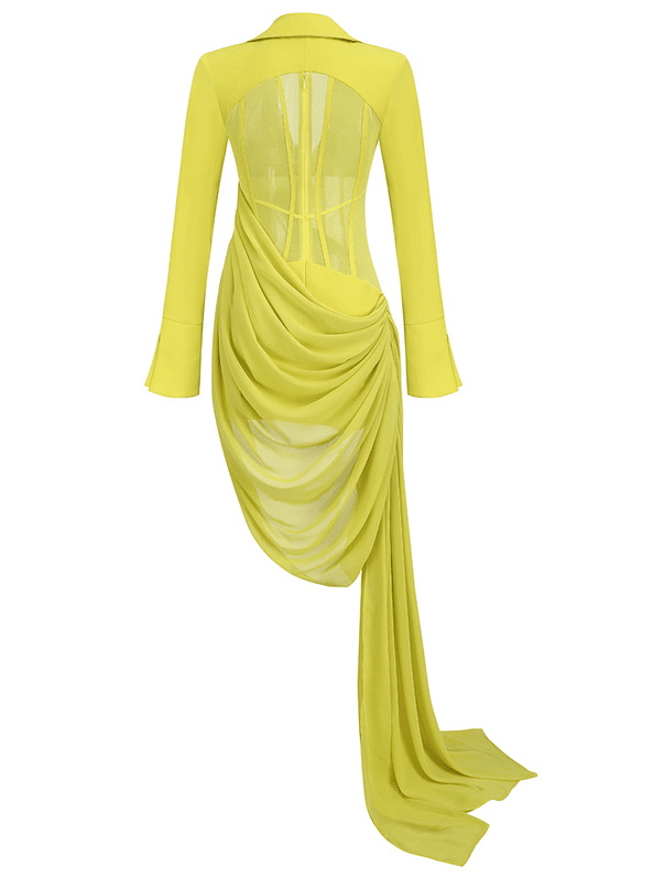 Corset Lime Mini Dress