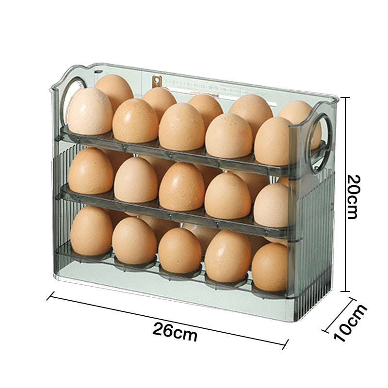 Egg Storage Box Refrigerator Organizer