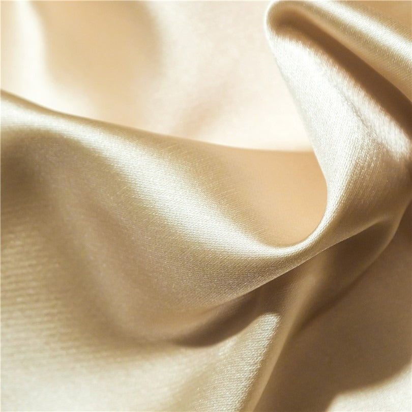 Willa Gold Modern Satin Egyptian Cotton Duvet Cover Set