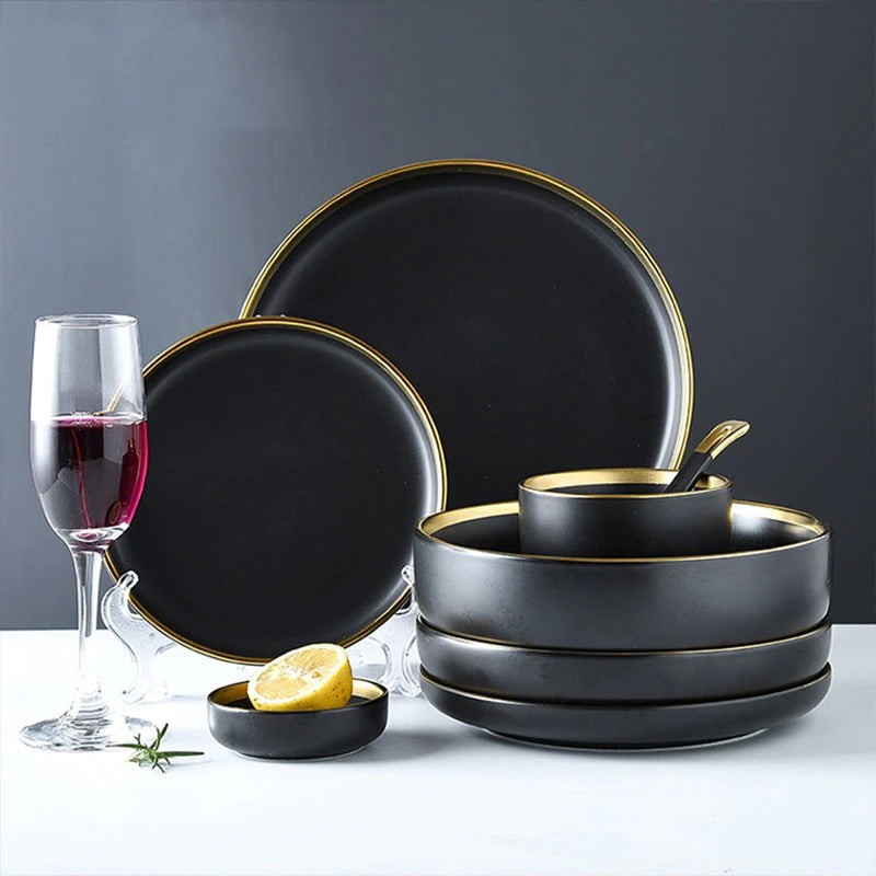 Legacy Black Luxury Dinnerware Set