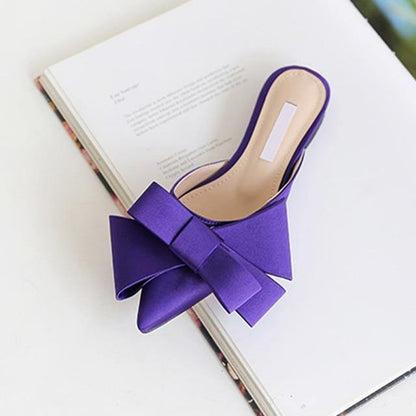 Pointed Toe Bow Sandals