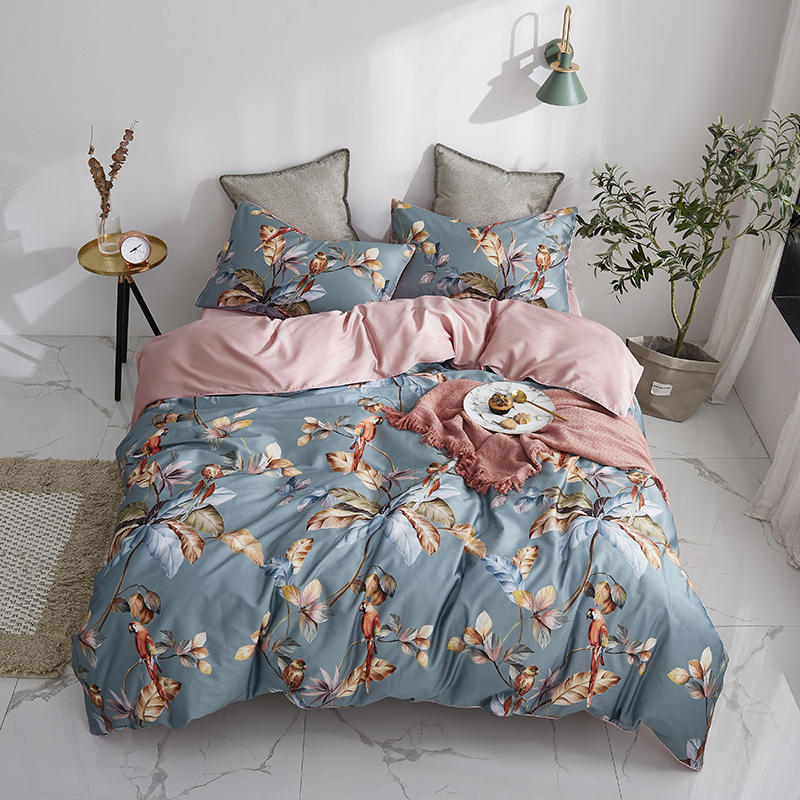 Fabia Botanical Ultra Soft Egyptian Cotton Duvet Cover Set