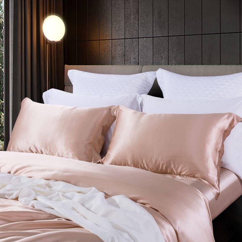 Lily Luxury Pure Mulberry Silk Duvet Cover Set